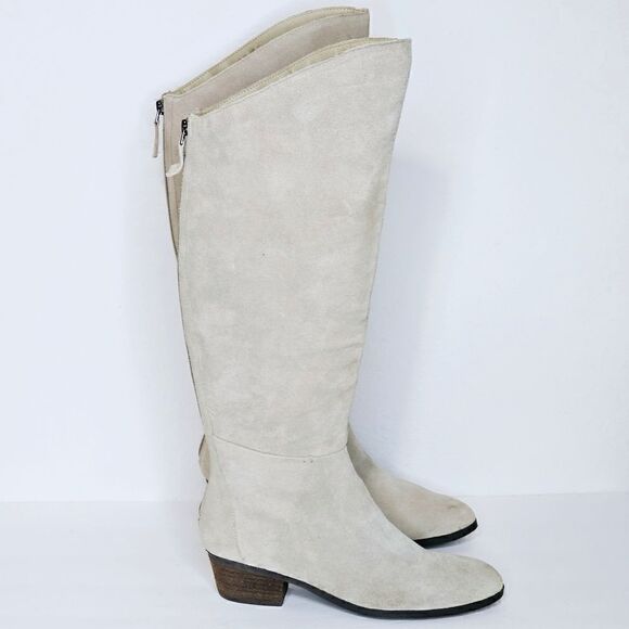 New! Dr. Scholl's Melrose Leather Suede Knee High Tall Boot - Picture 3 of 16